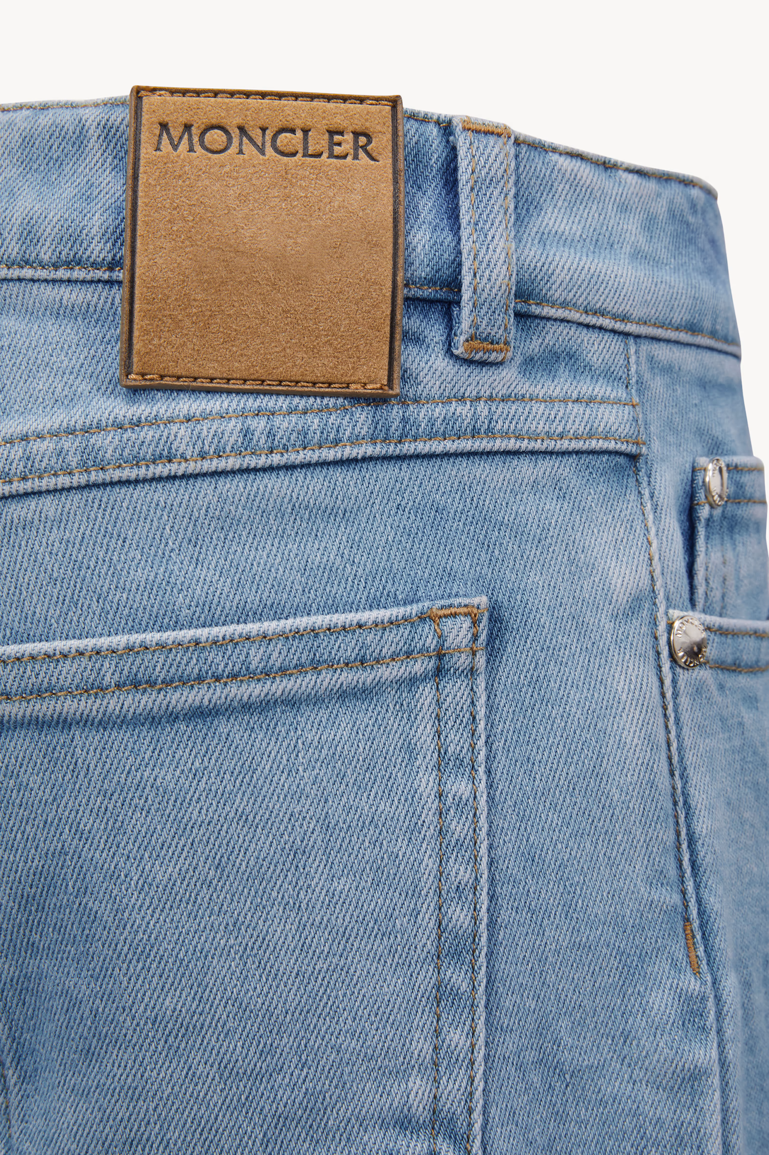 Vaqueros desteñidos Niño Azul Denim Moncler 4